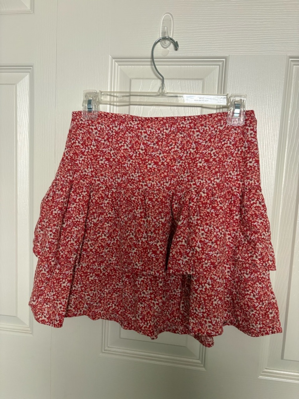 Abercrombie floral tiered miniskirt